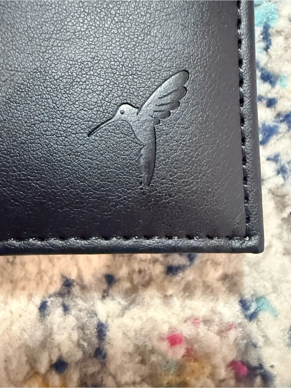 Papyrus Black Leather Journal Notebook NWT